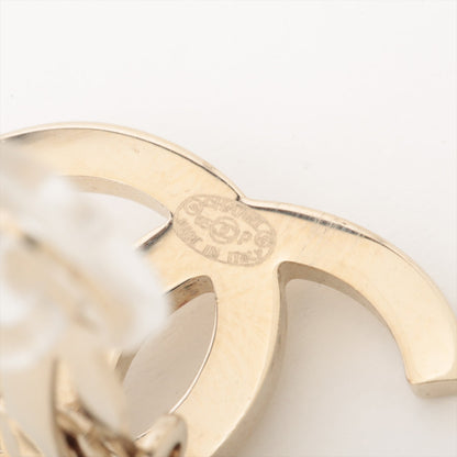Chanel Coco Logo Green Gemstone Clip On Earrings Costume Jewellery