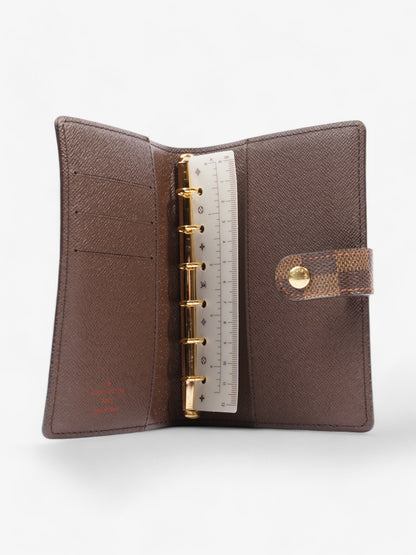 Louis Vuitton Agenda Cover Damier Ebene Coated Canvas