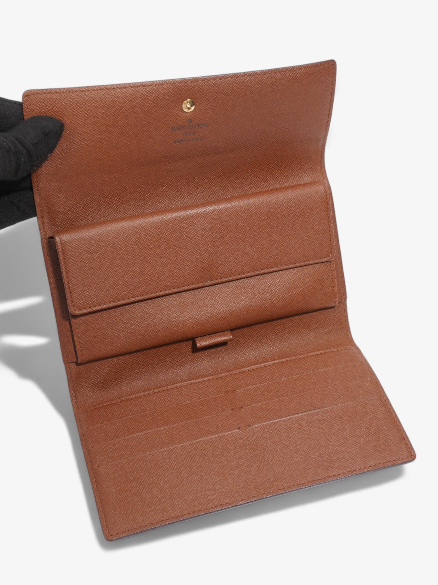 Louis Vuitton Porte Tresor International Wallet Monogram Coated Canvas