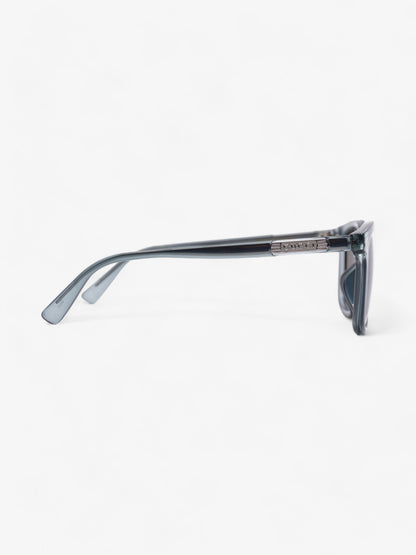Gucci Clear Frame Sunglasses Blue Acetate 150mm