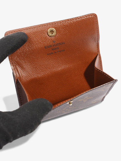 Louis Vuitton Porte Monnaie Cartes Monogram Coated Canvas
