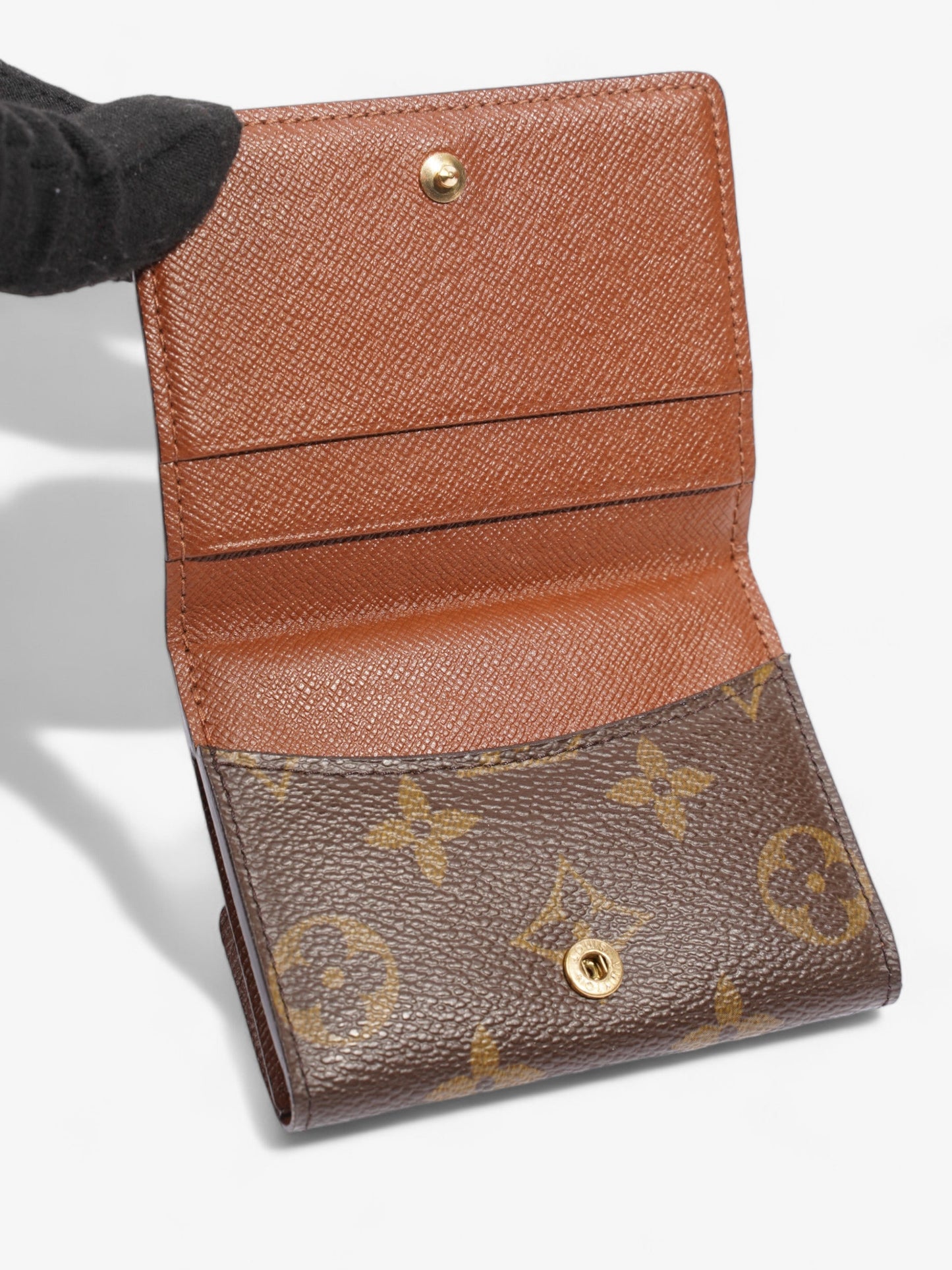 Louis Vuitton Porte Monnaie Cartes Monogram Coated Canvas