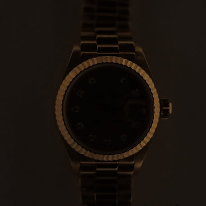 Rolex Datejust 26mm 18k Yellow Gold with Diamonds Watch