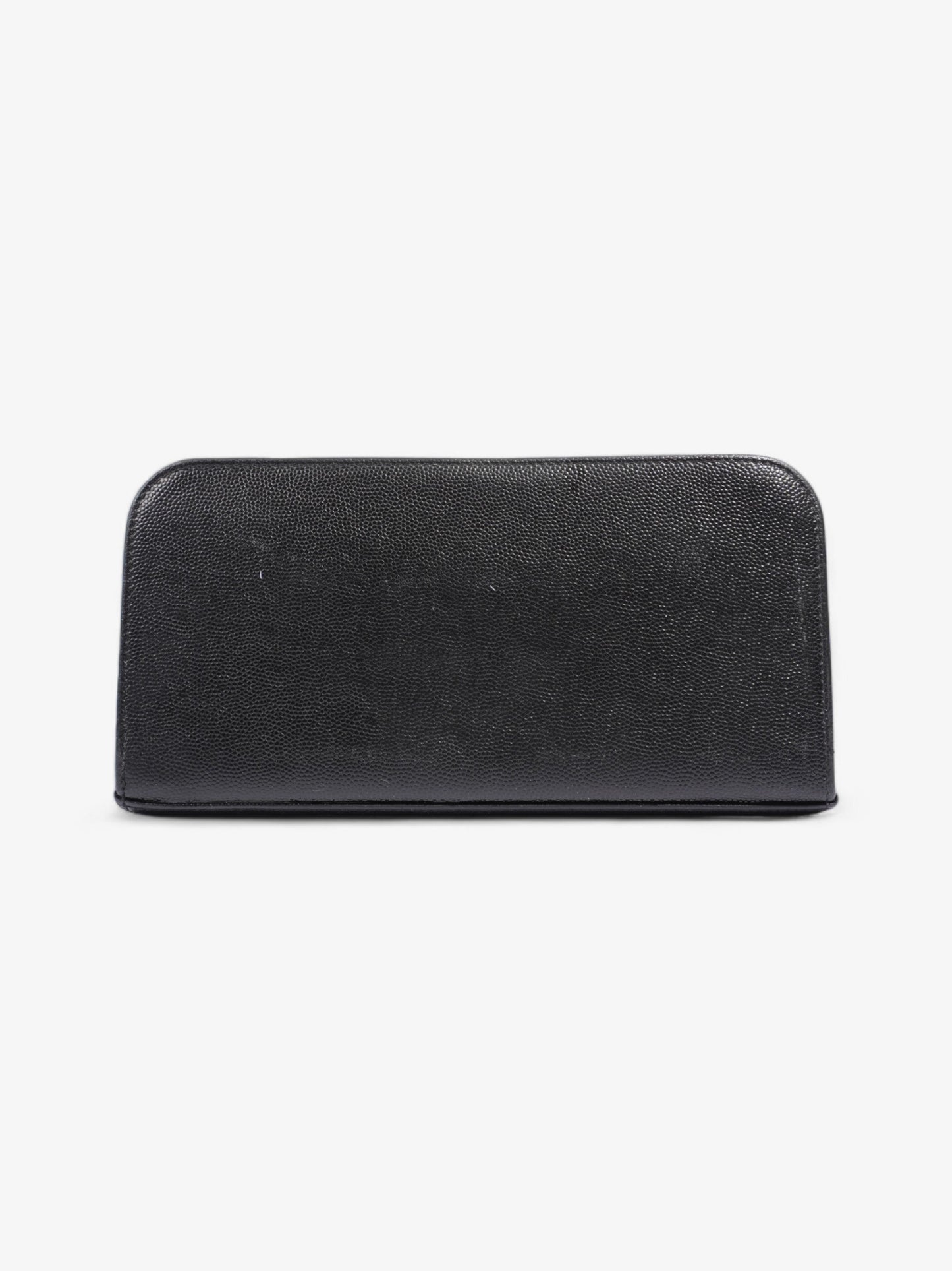 Saint Laurent Classic Zip-Around Wallet Black Leather