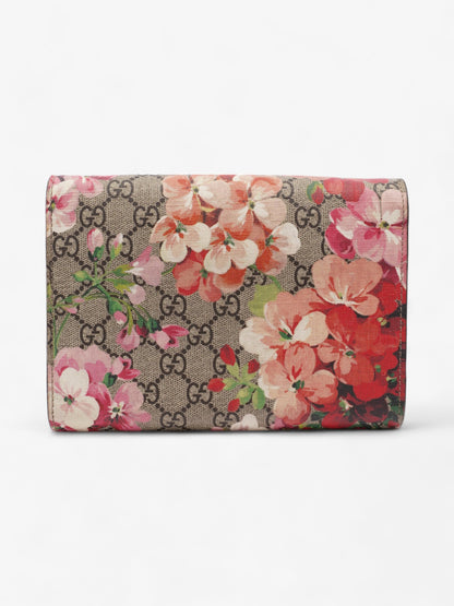 Gucci Dionysus Chain Wallet GG Supreme / Bloom Coated Canvas