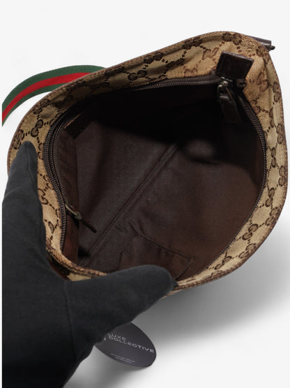 Gucci GG Rectangular Crossbody Bag GG Supreme / Red / Green Canvas