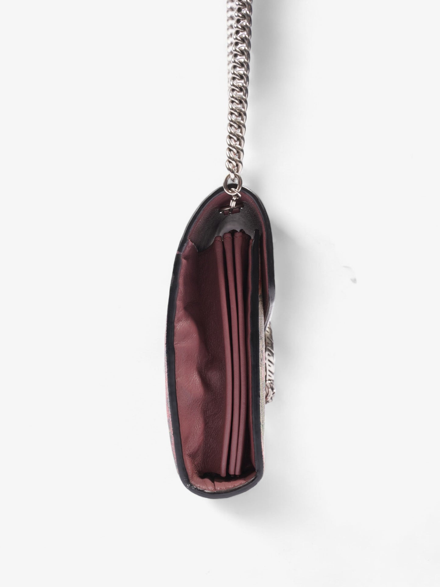 Gucci Dionysus Chain Wallet GG Supreme / Bloom Coated Canvas