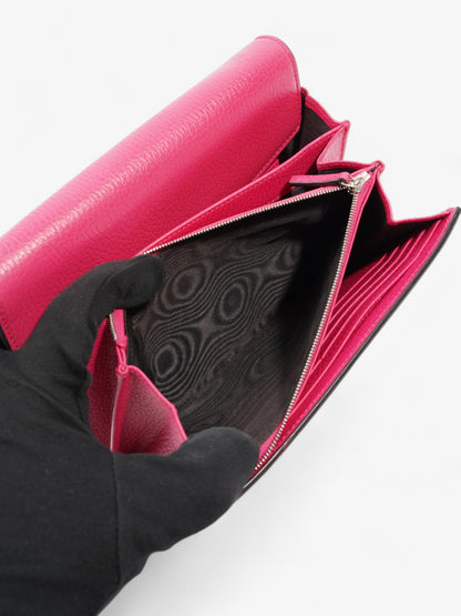 Gucci Dionysus Chain Wallet Neon Pink Leather