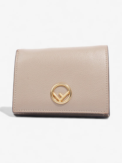 Fendi F is Fendi Compact Wallet Nude Leather