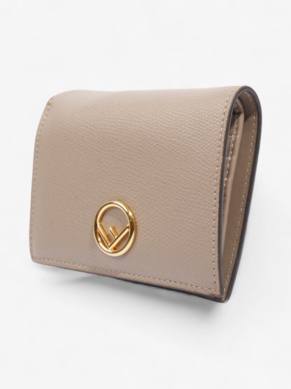 Fendi F is Fendi Compact Wallet Nude Leather