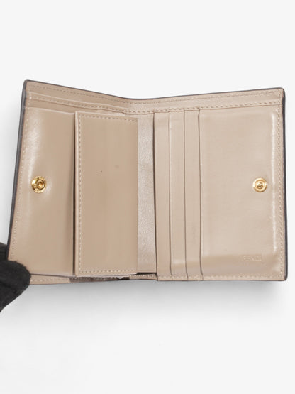Fendi F is Fendi Compact Wallet Nude Leather