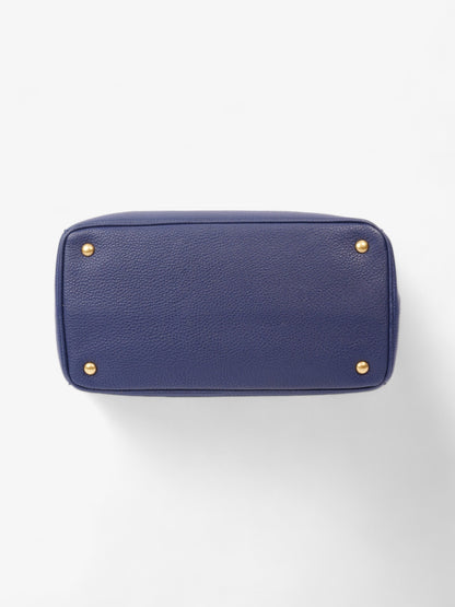 Prada Vitello Daino  Blue  Saffiano Leather
