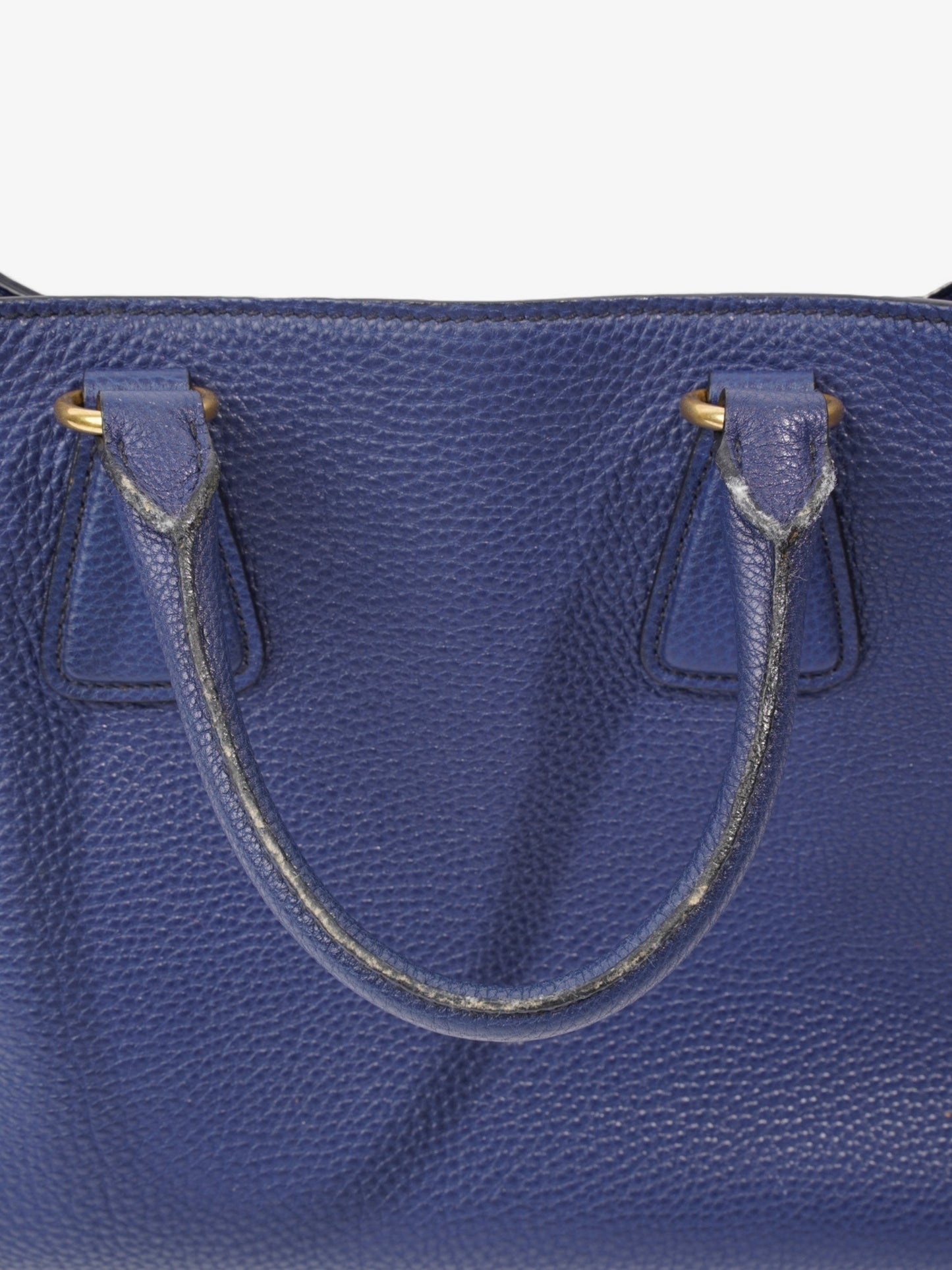 Prada Vitello Daino  Blue  Saffiano Leather