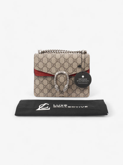 Gucci Dionysus Supreme Print / Red Coated Canvas Mini