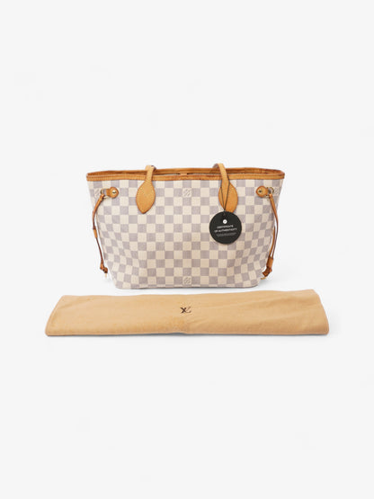 Louis Vuitton Neverfull Damier Azur Coated Canvas PM