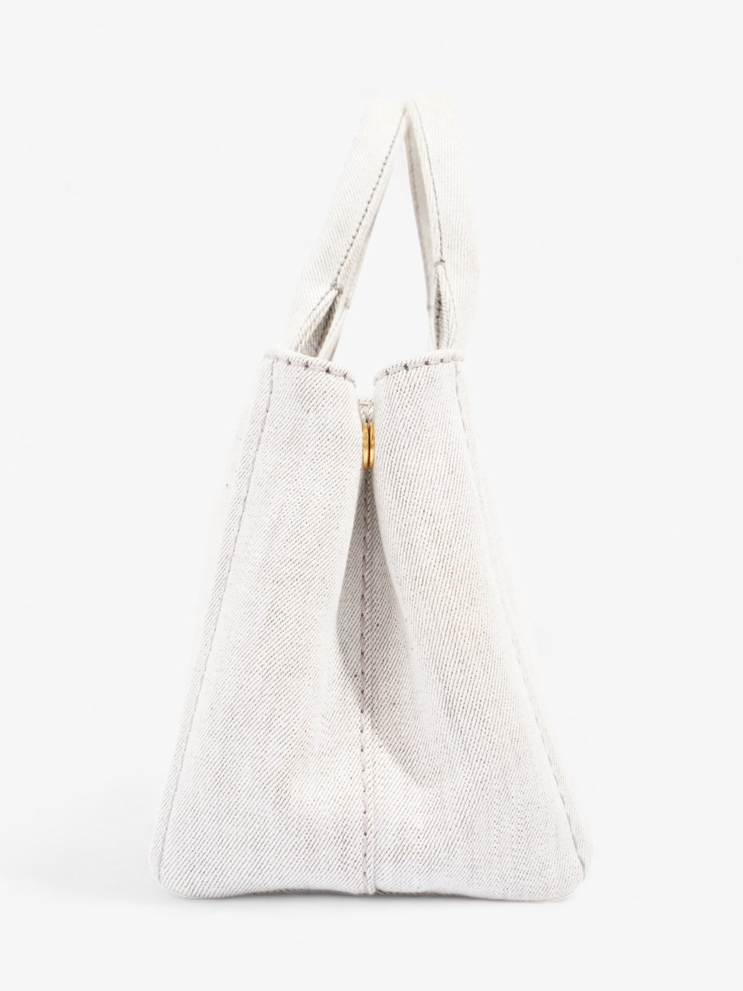 Prada Canapa Tote Grey Denim