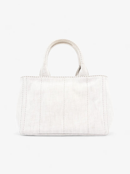 Prada Canapa Tote Grey Denim