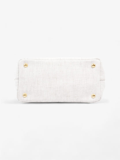 Prada Canapa Tote Grey Denim
