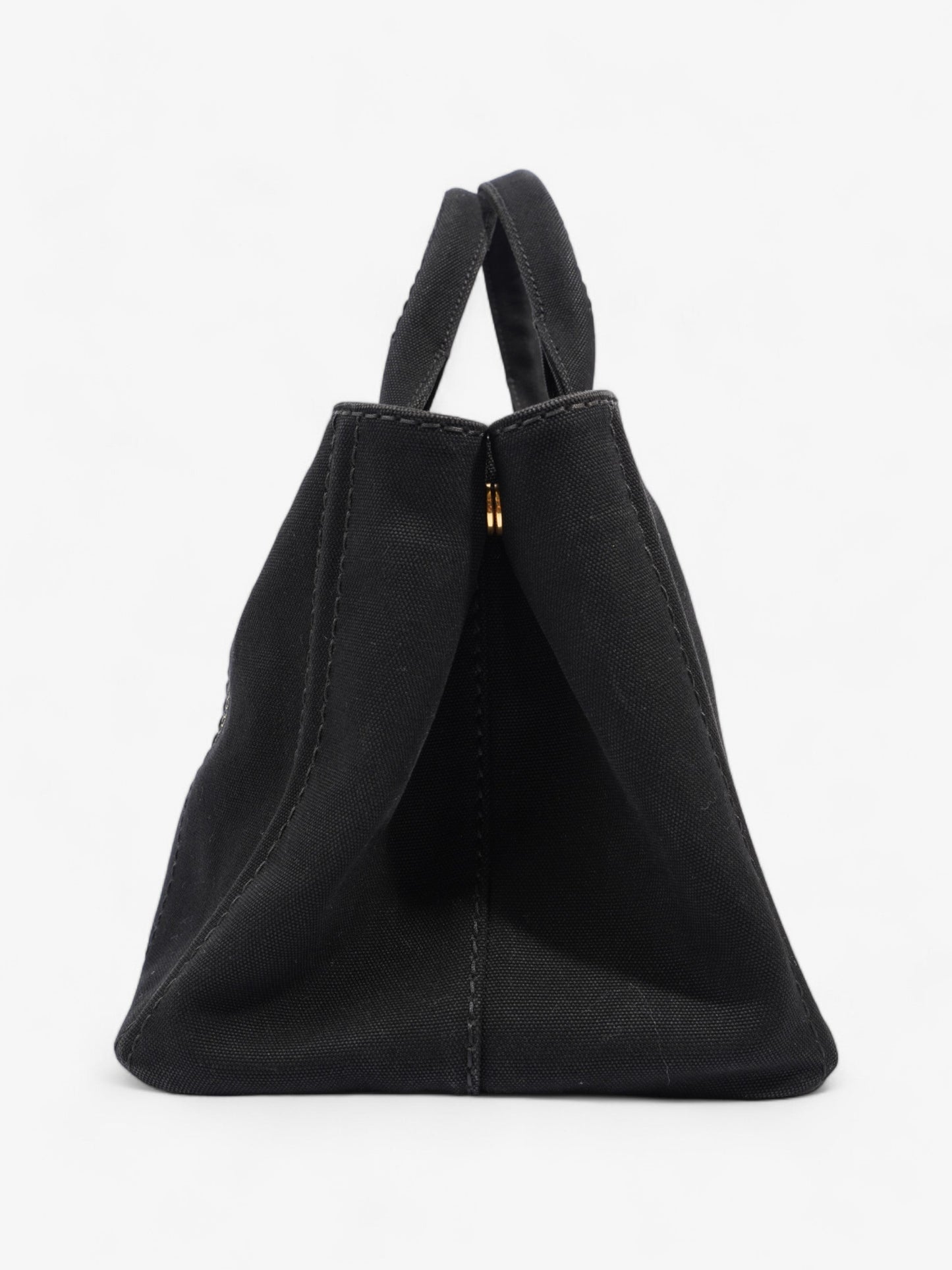 Prada Canapa Logo Black Canvas