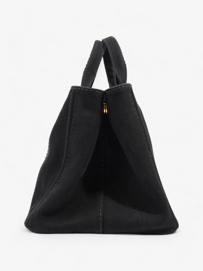 Prada Canapa Logo Black Canvas