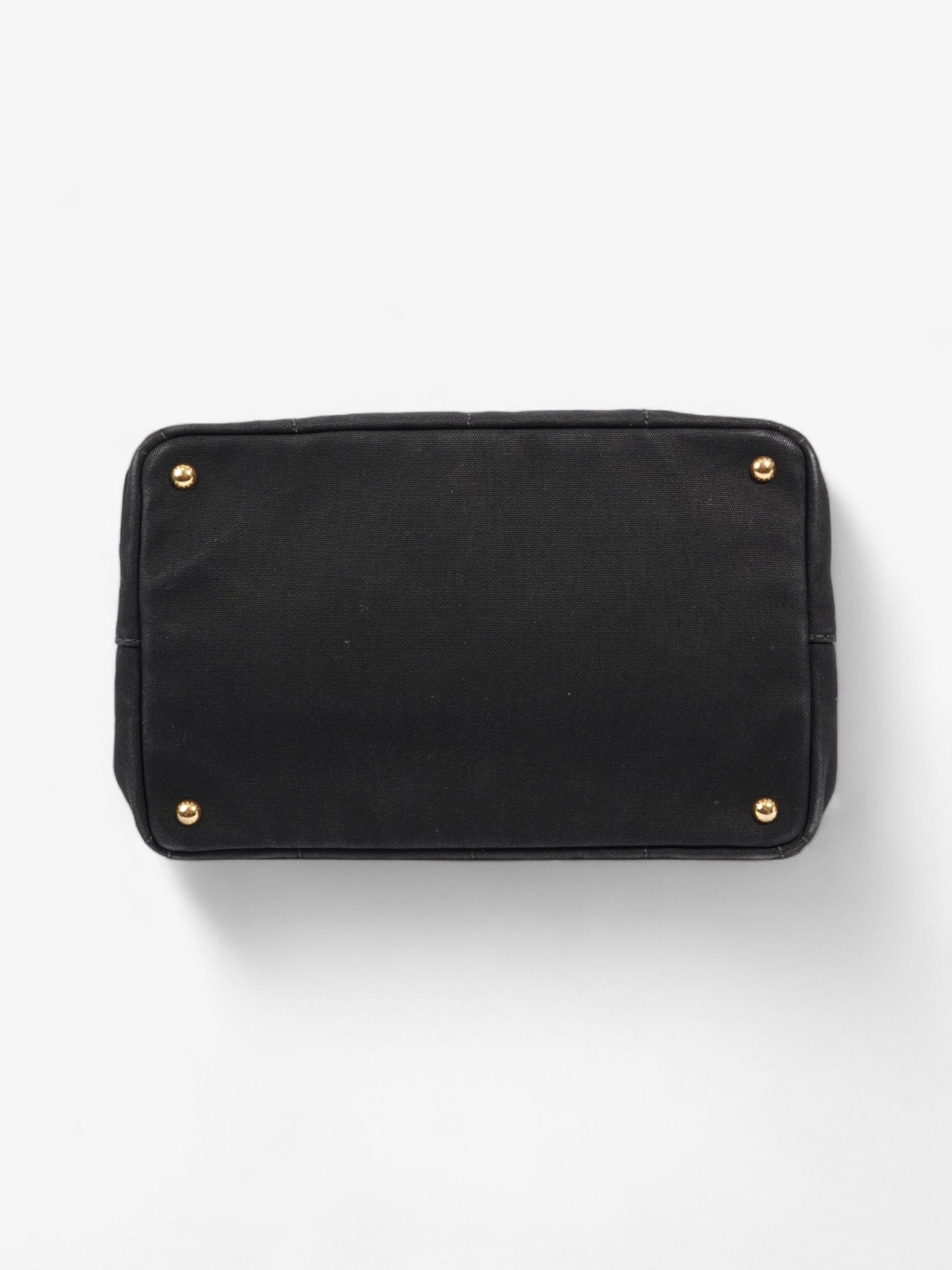 Prada Canapa Logo Black Canvas