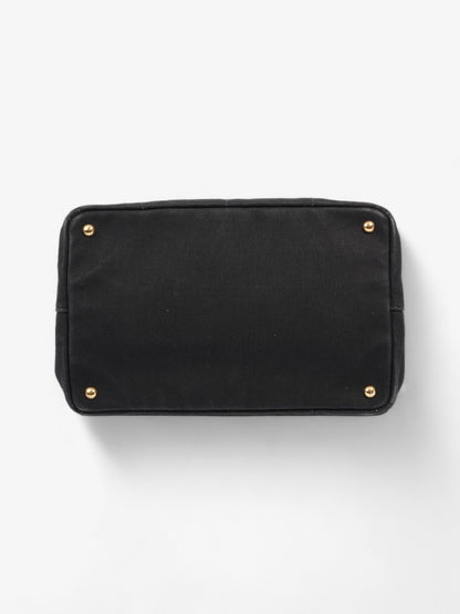 Prada Canapa Logo Black Canvas
