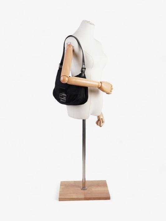 Fendi Mamma Baguette Black Canvas