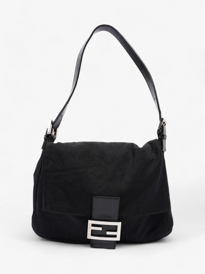 Fendi Mamma Baguette Black Canvas