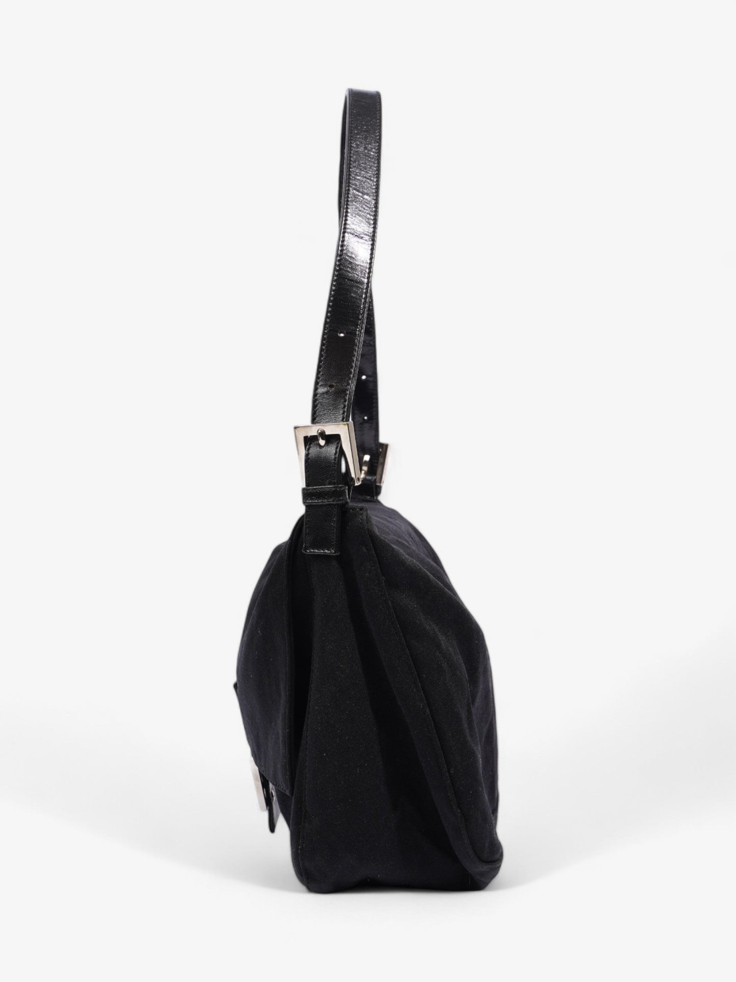 Fendi Mamma Baguette Black Canvas