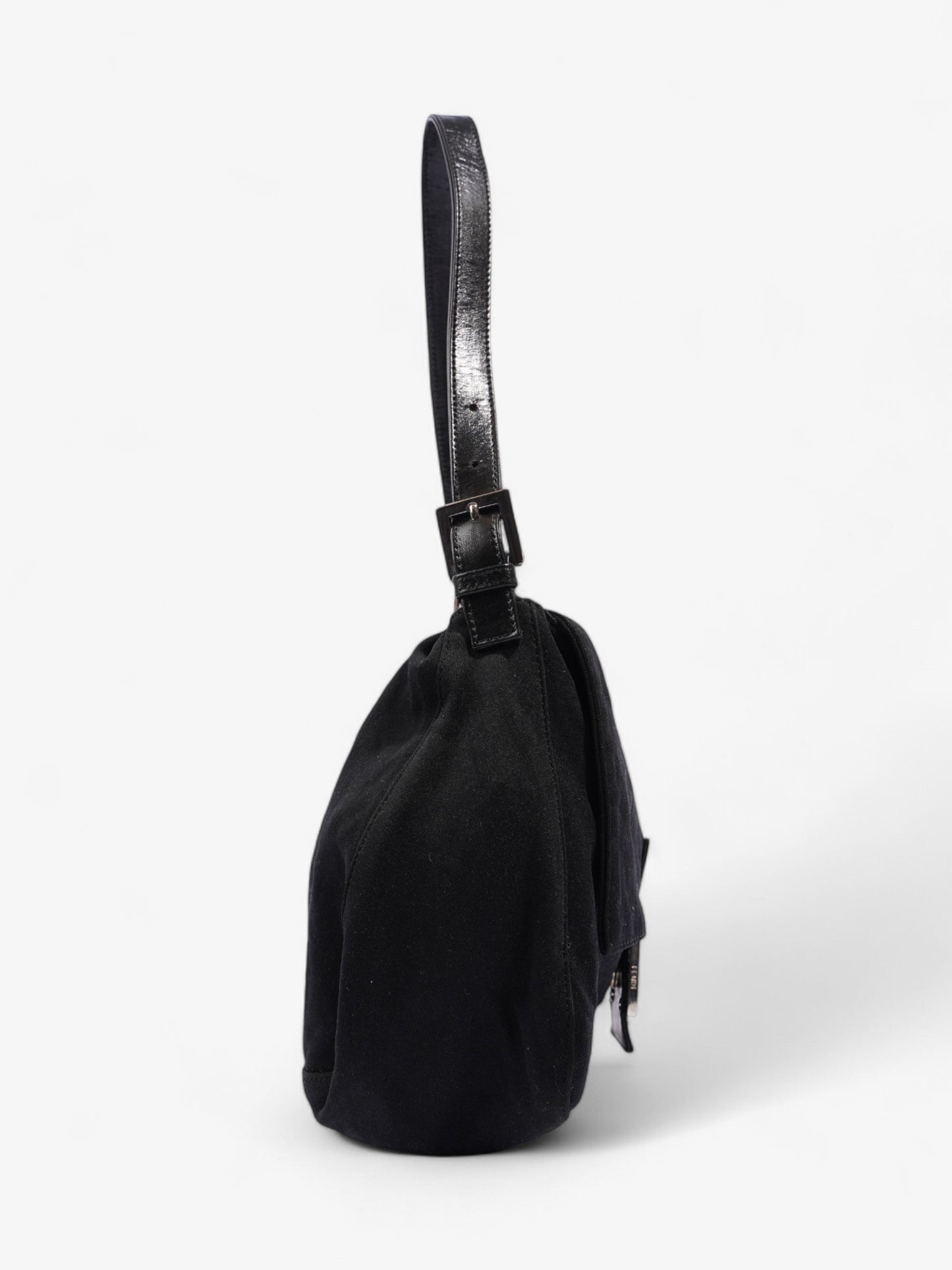 Fendi Mamma Baguette Black Canvas