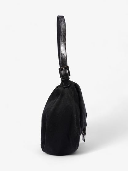 Fendi Mamma Baguette Black Canvas