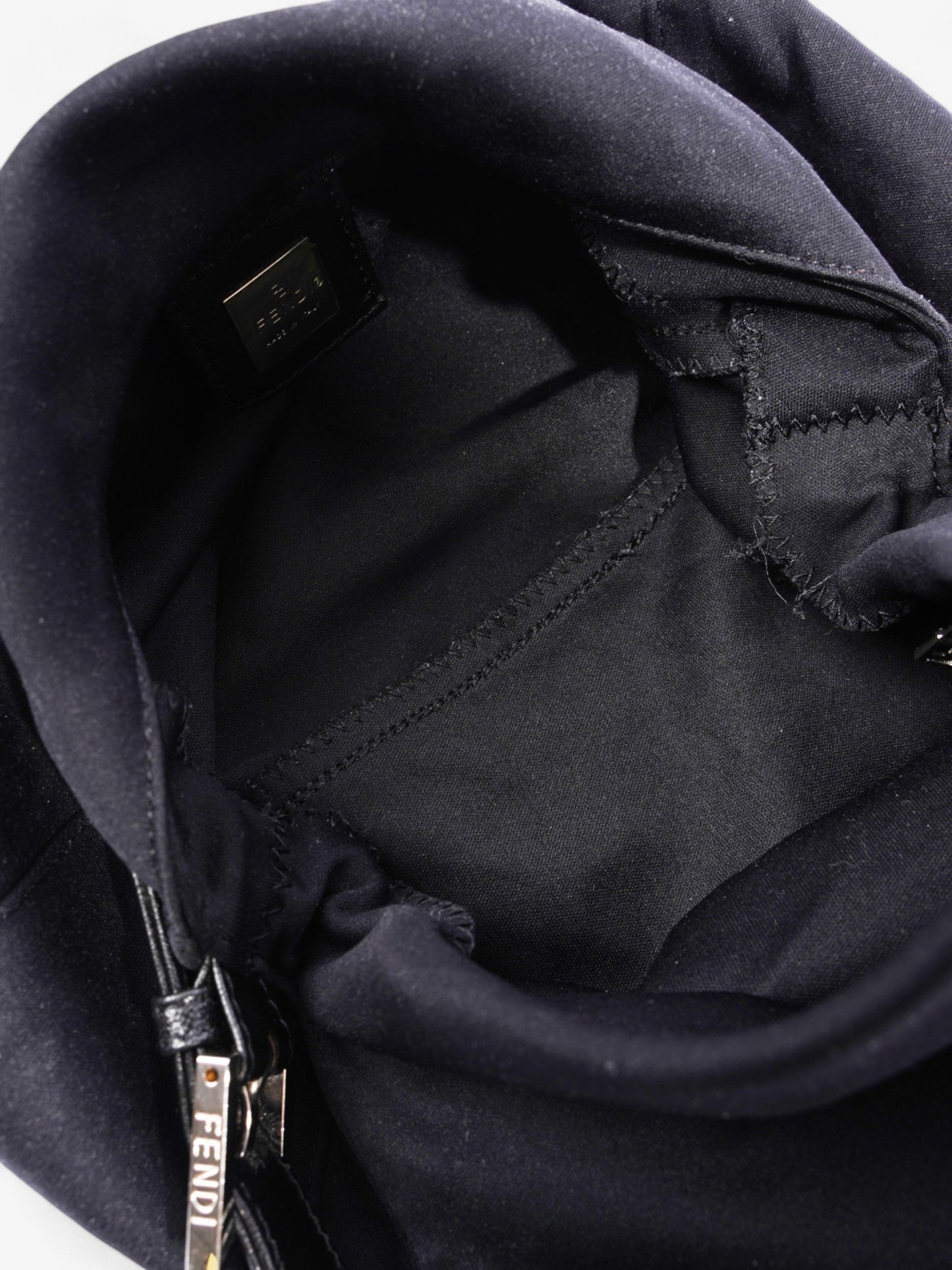 Fendi Mamma Baguette Black Canvas