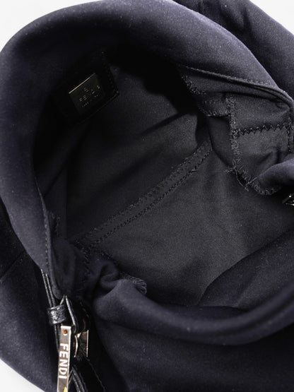 Fendi Mamma Baguette Black Canvas