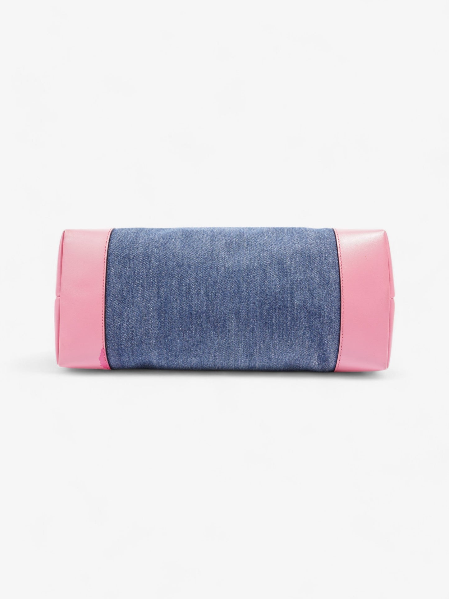 Gucci Craft Gucci Logo Tote Bag Blue / Pink Denim
