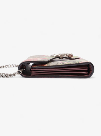 Gucci Dionysus Chain Wallet Supreme / Bloom Coated Canvas