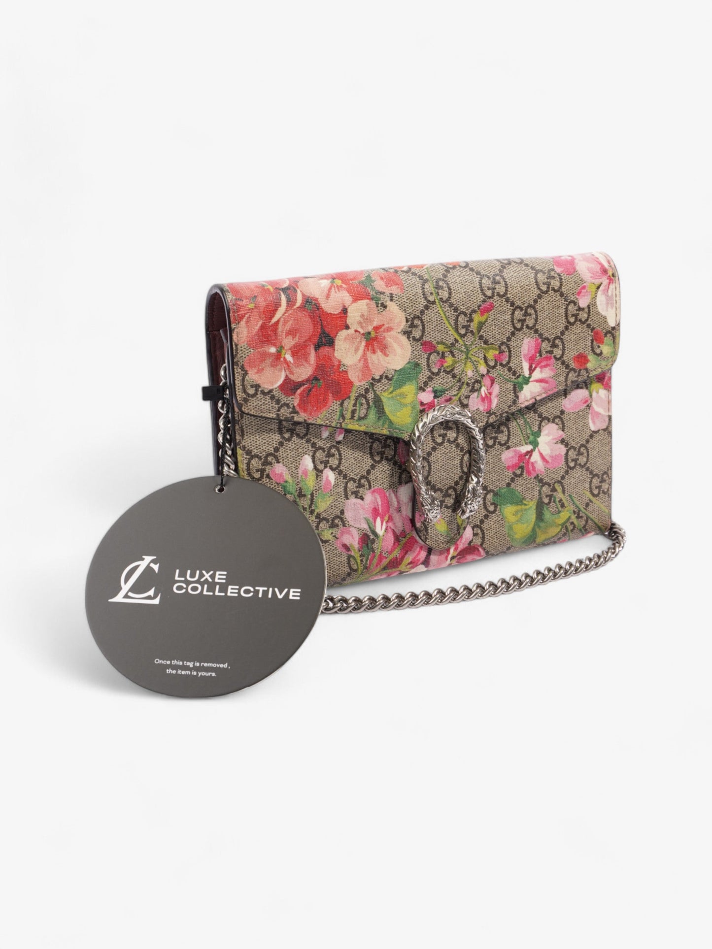 Gucci Dionysus Chain Wallet Supreme / Bloom Coated Canvas