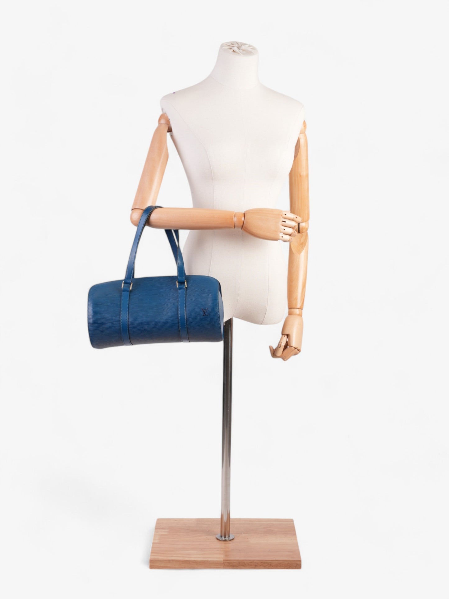 Louis Vuitton Soufflot Blue Epi Leather