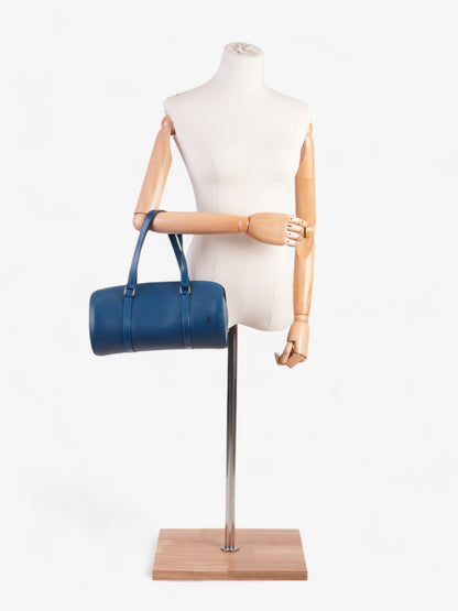 Louis Vuitton Soufflot Blue Epi Leather