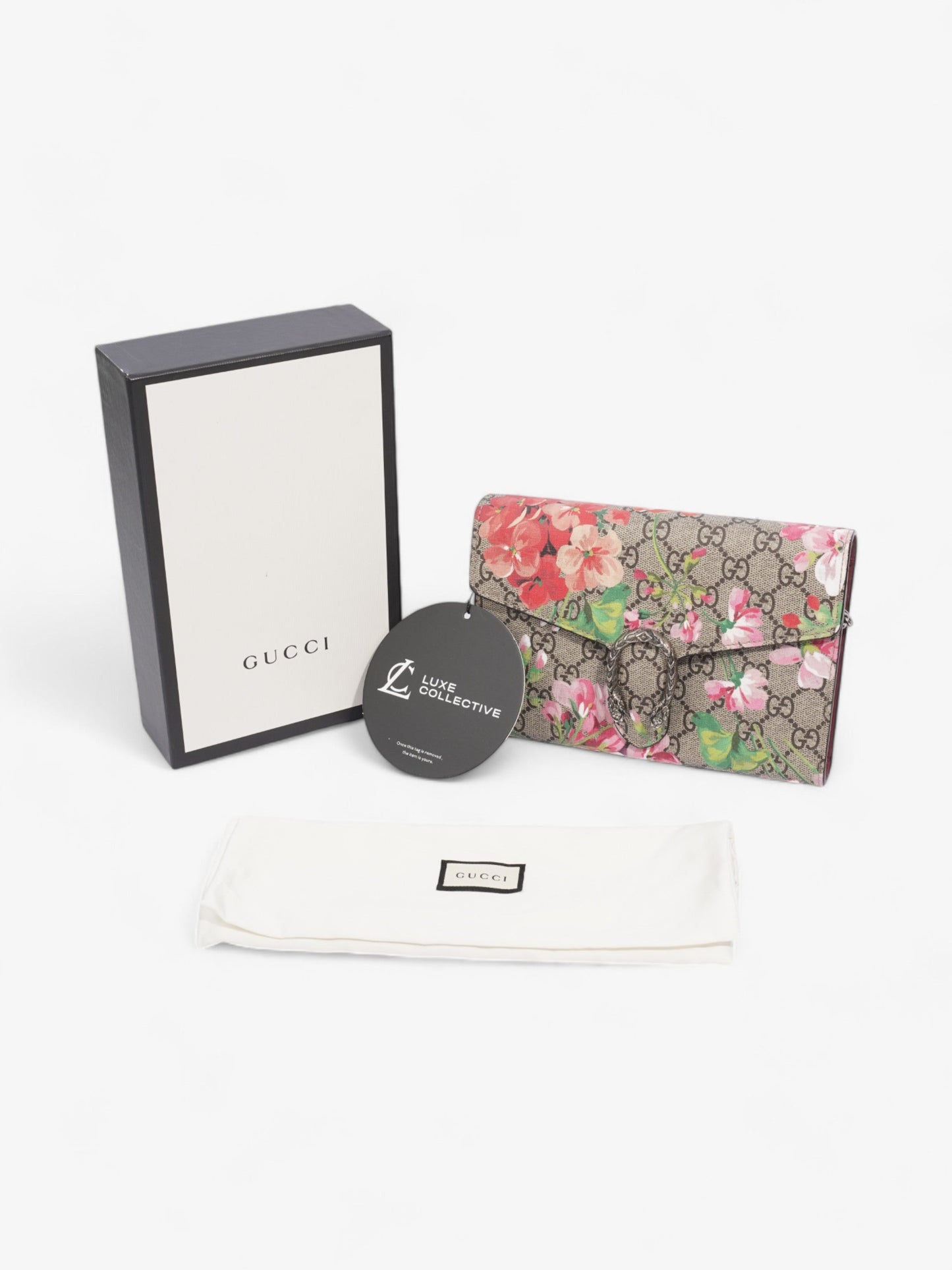 Gucci Dionysus Chain Wallet Bloom / Supreme Coated Canvas