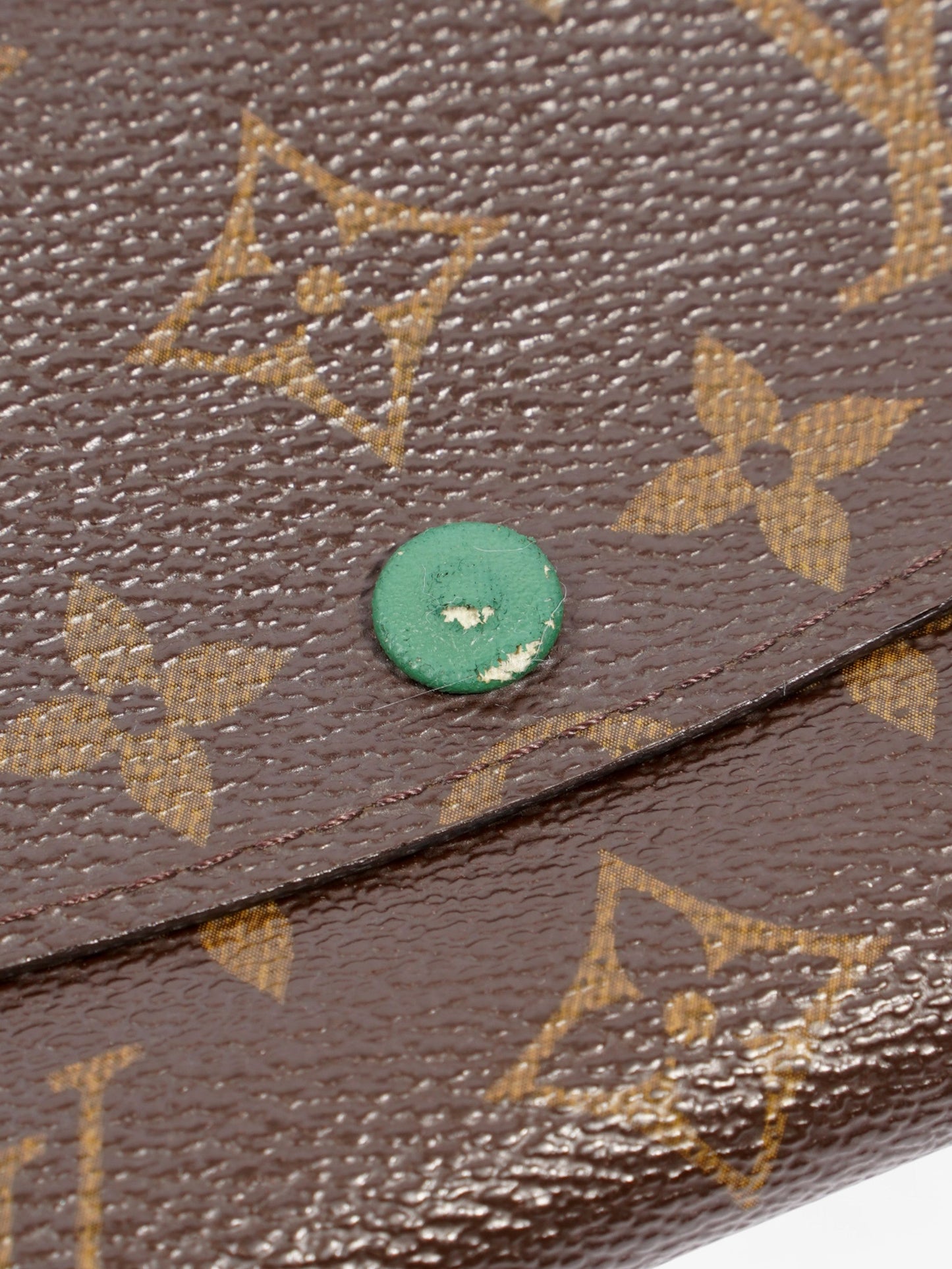 Louis Vuitton Emilie Wallet Monogram Coated Canvas