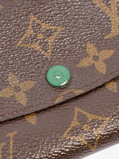 Louis Vuitton Emilie Wallet Monogram Coated Canvas