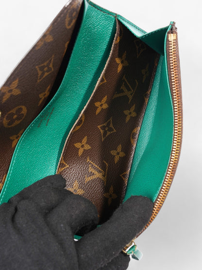 Louis Vuitton Emilie Wallet Monogram Coated Canvas