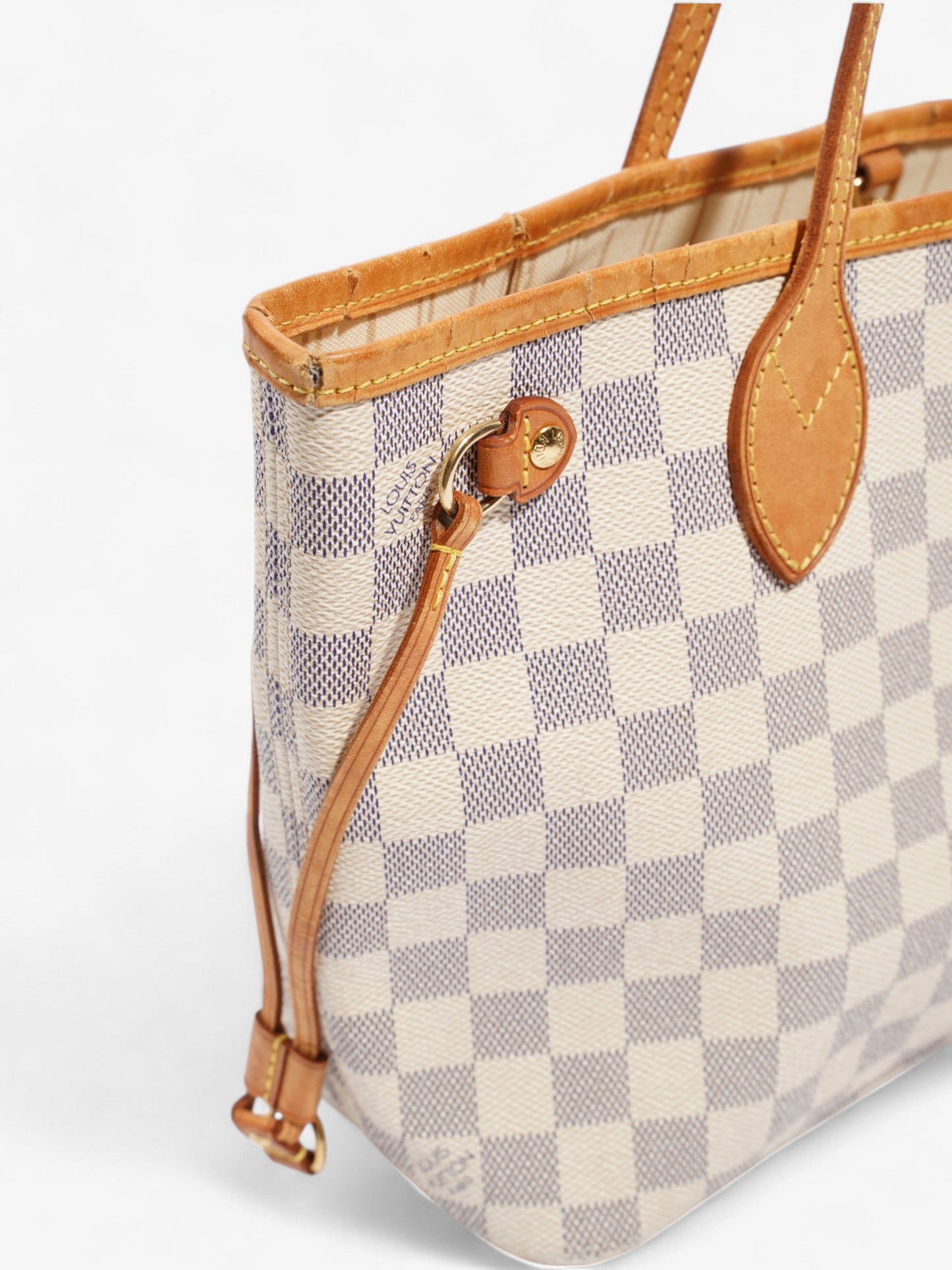 Louis Vuitton Neverfull Damier Azur Coated Canvas PM