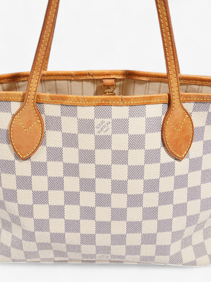 Louis Vuitton Neverfull Damier Azur Coated Canvas PM