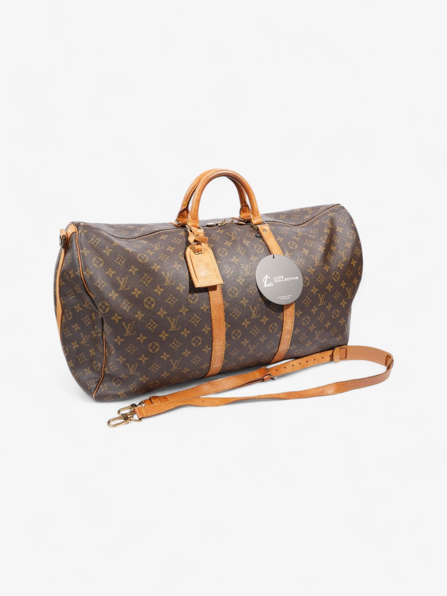 Louis Vuitton Keepall Bandouliere Monogram Coated Canvas 60