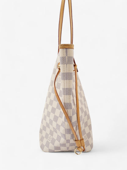 Louis Vuitton Neverfull Damier Azur Coated Canvas MM