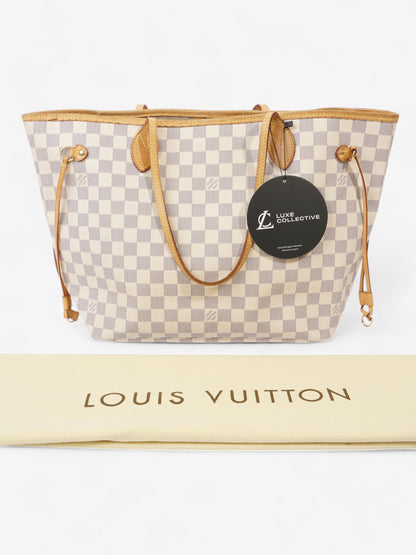 Louis Vuitton Neverfull Damier Azur Coated Canvas MM