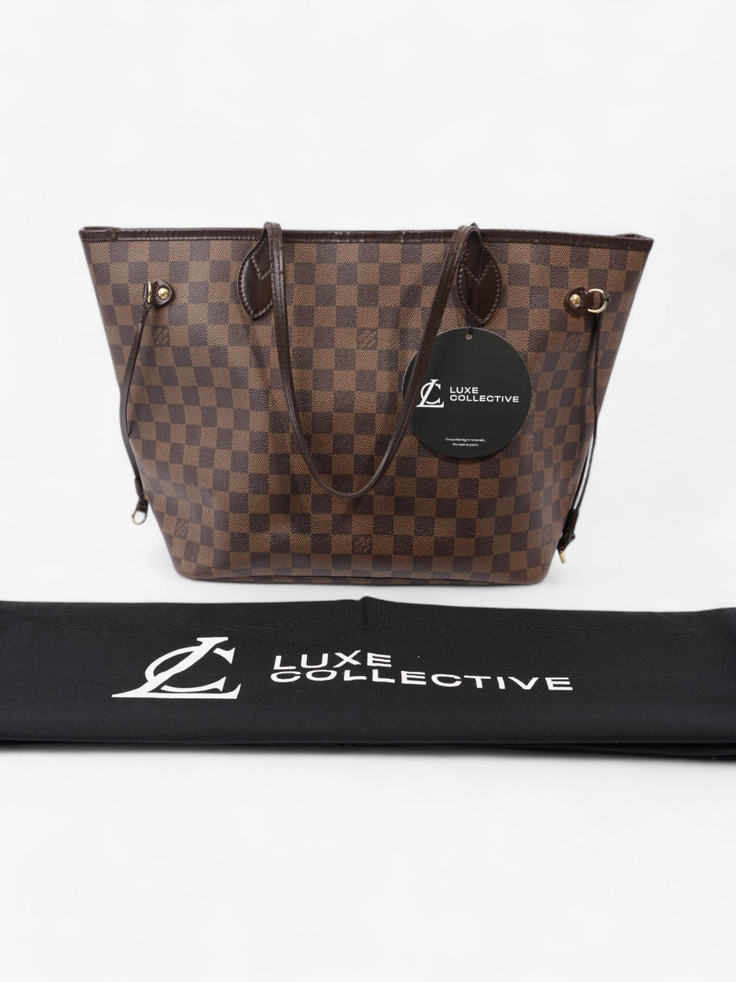 Louis Vuitton Neverfull Damier Ebene Coated Canvas MM