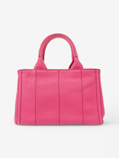 Prada Canapa 2 Way Bag Pink Canvas