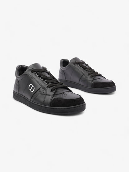 Christian Dior CD Low Top Sneakers Black / White Leather EU 38 UK 5